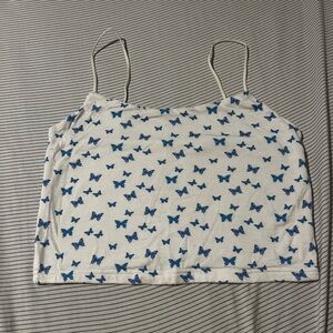 butterfly crop top